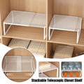 Telescopic Closet Organizer Shelf